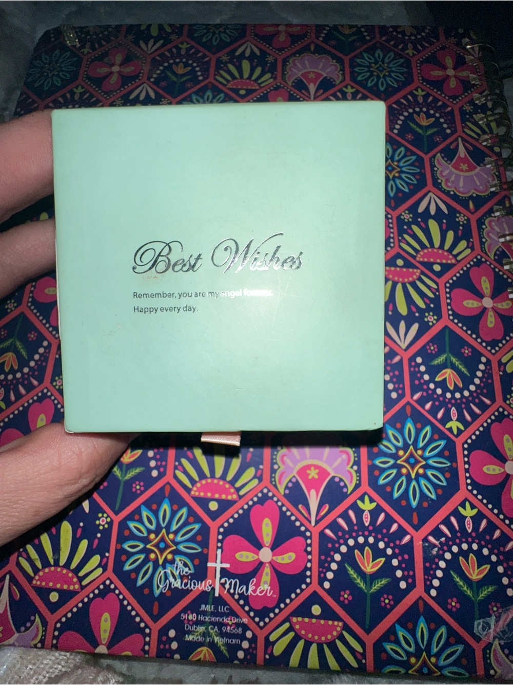 Mint Jewelry Ring Box - Women Jewelry Rings